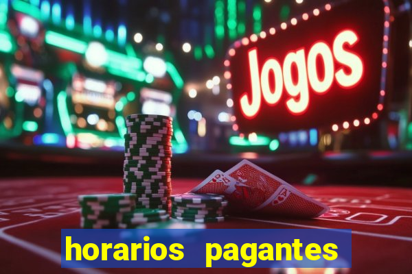 horarios pagantes do coelho